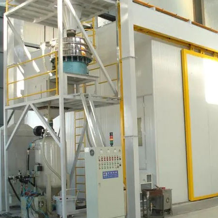 南岸机械回收型喷砂房和气力回收型喷砂房有什么区别?