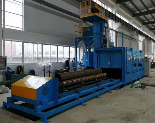 南岸喷砂机在管道除锈中的现场施工应用