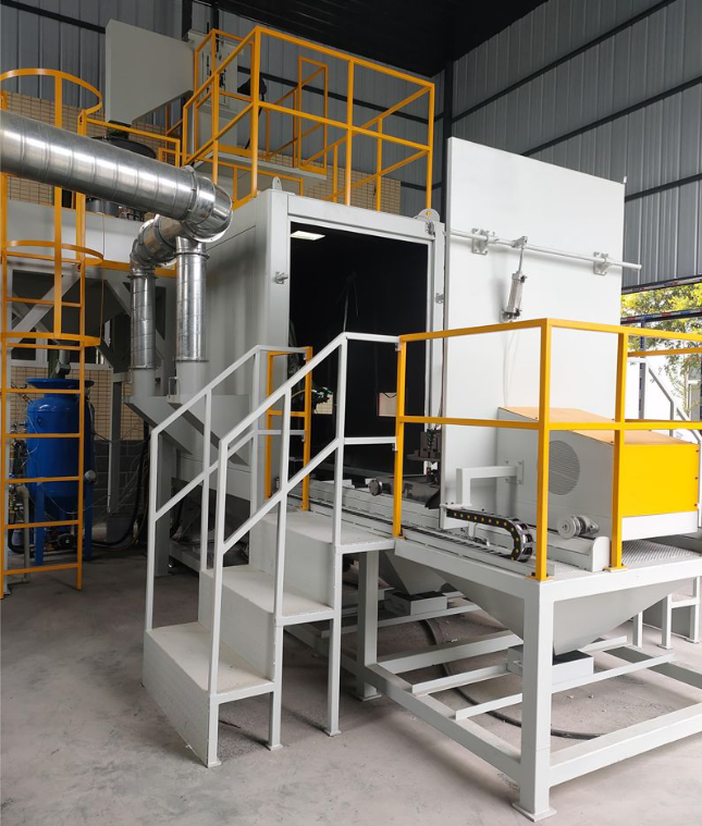 南岸全自动喷砂机 实现无人化高效生产